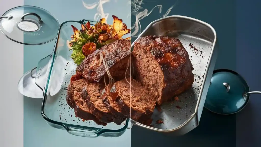 Is Meatloaf Better Cooked in Glass or Metal