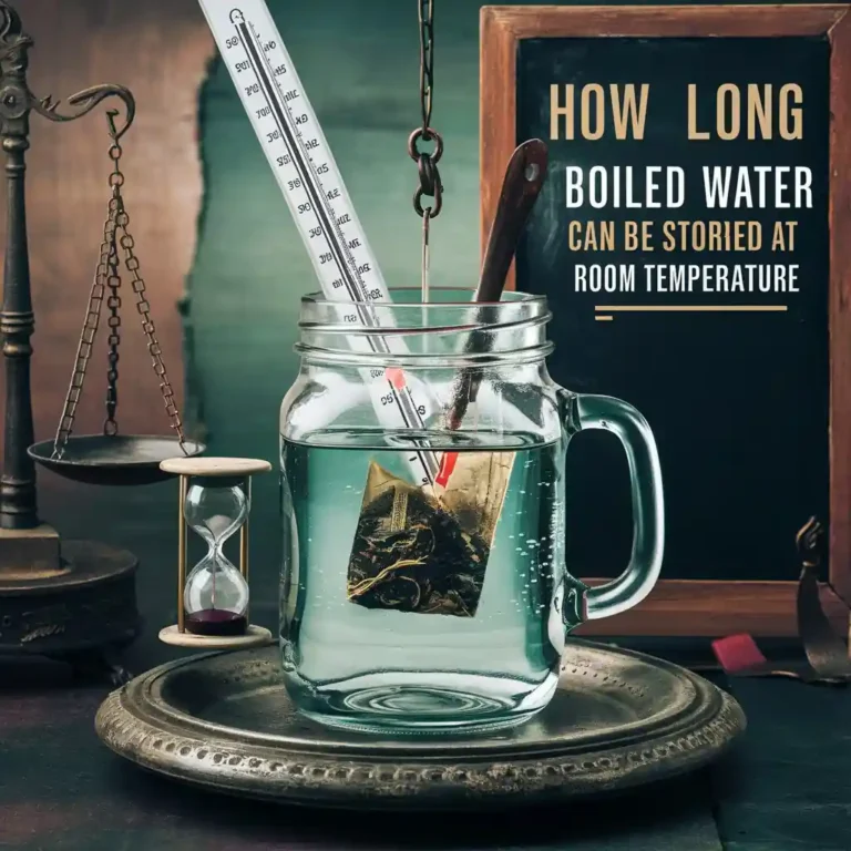 How Long Can Boiled Water Be Stored at Room Temperature