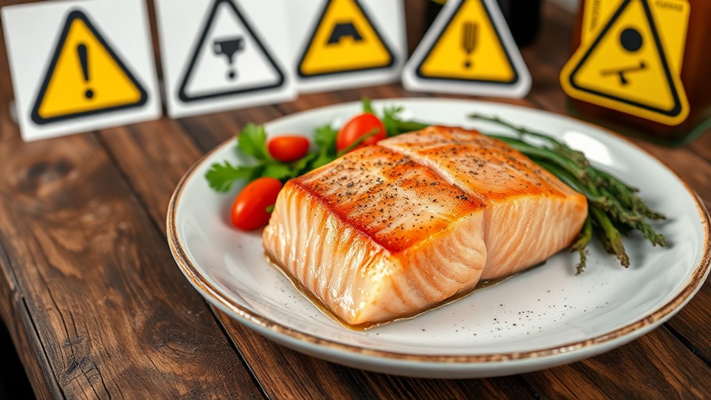 cooked salmon consumption risks