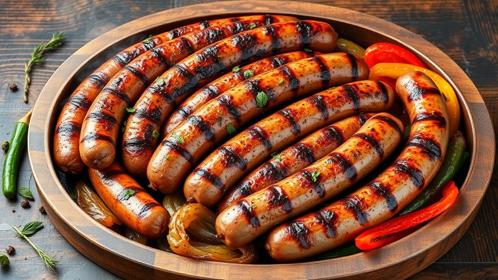 savory additions for sausages